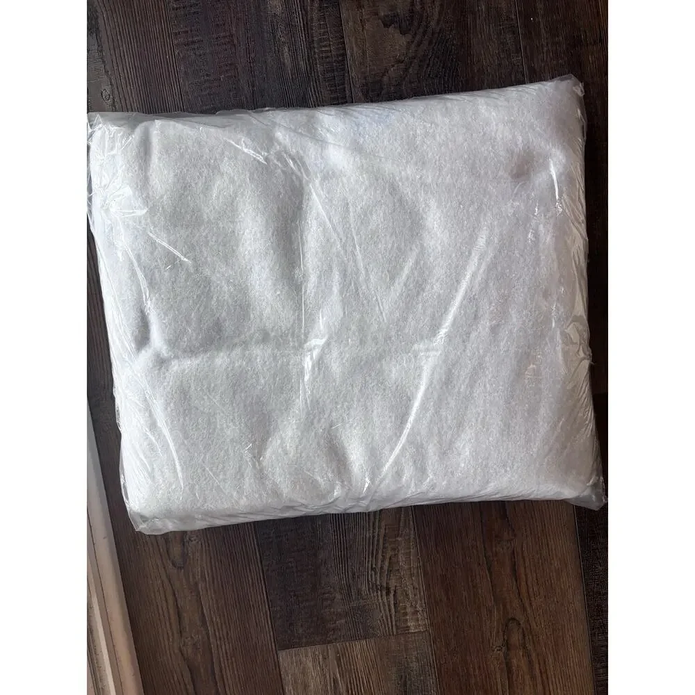 Vtg Owen Plymouth Blanket Polyester White 72” x 90” Full Twin NOS USA NIP